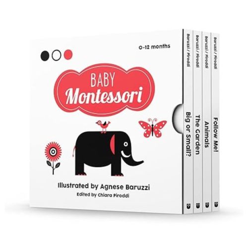 Baby Montessori Boxed Set: Animals, Follow Me!, The Garden, Big or Small?