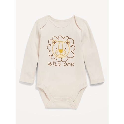Unisex Long-Sleeve Graphic Bodysuit for Baby