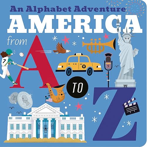 America from A to Z: An Alphabet Adventure Board book – November 9, 2021