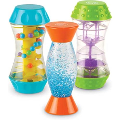 Learning Resources Sensory Trio Fidget Tubes, 3 Pieces, Ages 3+, fine Motor Skills, Sensory Toys for Toddlers,Children, Speech Therapy Materials, Fidget Toys, Sensory Tubes