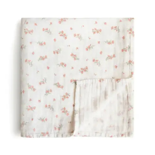 Organic Cotton Mushie Baby Muslin Swaddle Blanket