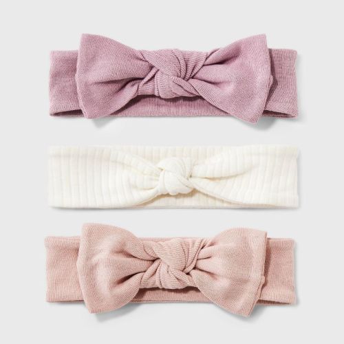 Baby 3pk Headwrap - Cloud Island™ Pink 0-6m