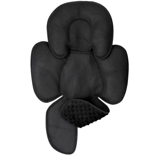 WINGHENLEE 2-in-1 Baby, Infant Insert for Newborn Girls Boys, Soft Body Cushion for Stroller, Bouncer (Black)