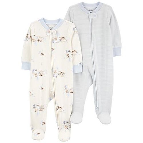 Baby Carter's 2-Way Zip Puppy Park and Gray Sleep & Plays 2-Pack