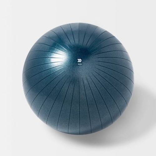 Stability Ball 75cm Blue - All In Motion™: PVC Exercise Equipment, 300lb Capacity