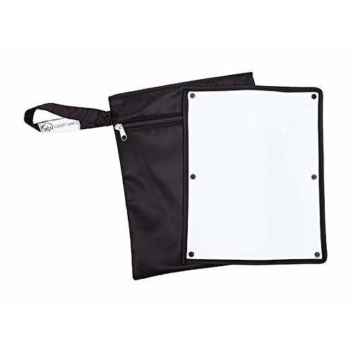 Sarah Wells Pumparoo Wet/Dry Bag for Breast Pump Parts (Black)