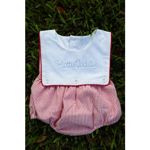 Ole Miss Baby Onesie – Seersucker Personalized Bodysuit – Game Day Outfit –Hotty Toddy Game Day Onesie – Embroidered College Baby Clothes