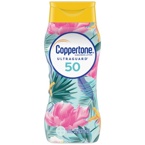 Coppertone ULTRA GUARD Sunscreen Lotion Broad Spectrum, 8 OZ, SPF 50, SPF 70, SPF 30