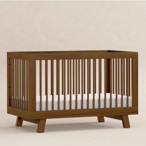 Babyletto Hudson 3-in-1 Convertible Baby Crib with Wooden Toddler Bed & Daybed Conversion - Easy to Assemble & GREENGUARD Gold Certified - 4 Adjustable Mattress Heights - Honey