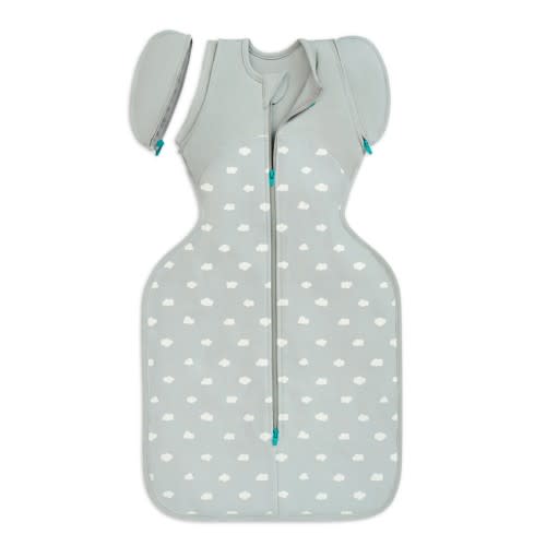 Swaddle Up™ Transition Bag 1.5 TOG Cotton Light Olive Mini Cloud