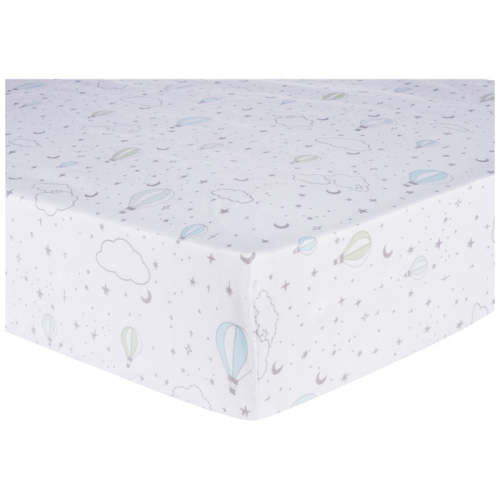 Sammy & Lou Starry Dreams 2-Pack Microfiber Fitted Crib Sheet Set