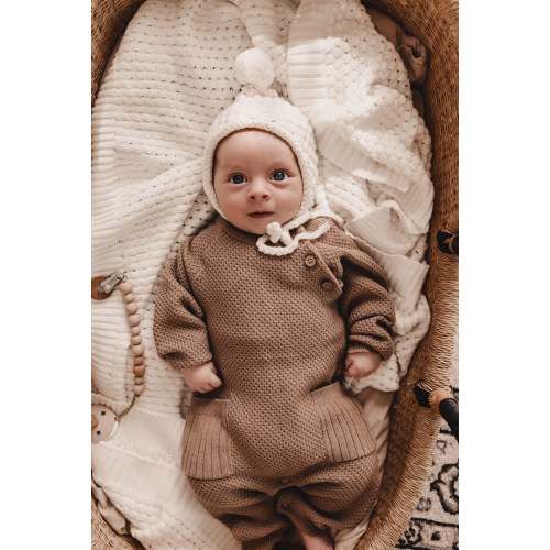 Rib Pocket Jumpsuit - Acorn