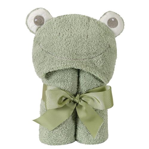 Stephan Baby Terry Plush Hooded Bath Towel, Frog, 0-24 Months