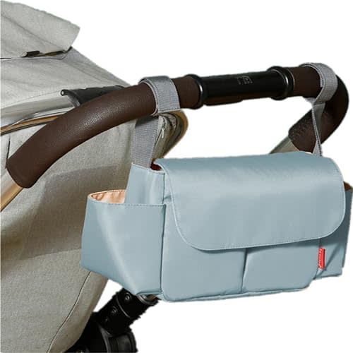 Waterproof Universal Stroller Organizer Bag - Portable diaper caddy, Suitable for storage bottles, cups, and baby toys, ideal for travel and daily , suitable for cribs, child seats, and car extensions