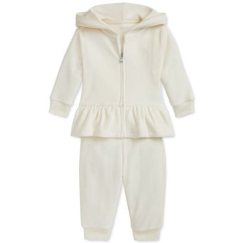 Baby Peplum Hoodie & Jogger Pants Set