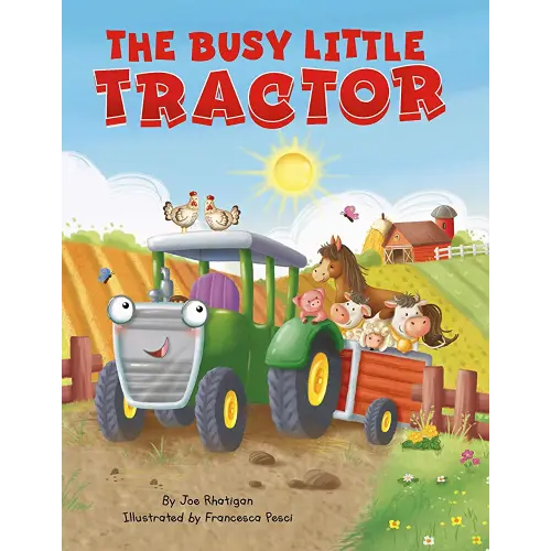 The Busy Little Tractor - Childen's Padded Board Book