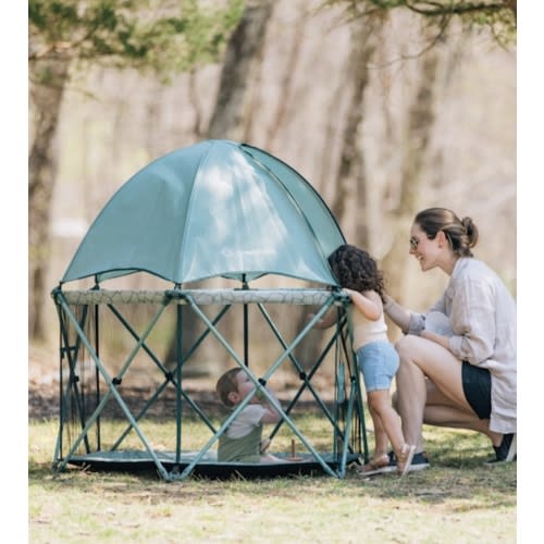 Baby Delight Go With Me Eclipse Deluxe Portable Playard - Elephant Grey