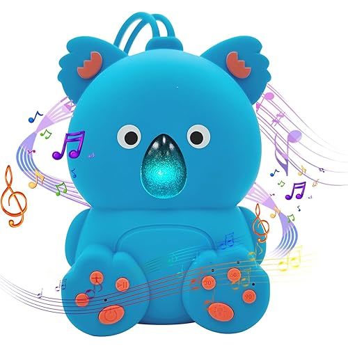 Baby White Noise Sound Machines with Wireless Speaker, Portable Bluetooth Sound Machine Travel Infant Soother Sleep Aid Sound Sleeping Music Mahchine for Baby
