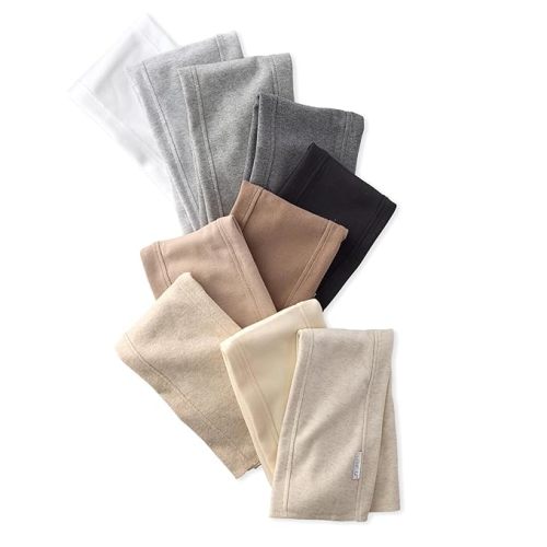 Butterblu Bailey 10-Pack Burp Cloths 100% Organic Cotton Knit