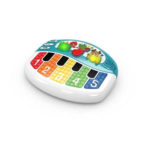 Baby Einstein Discover & Play Piano Musical Baby Toy, Learn About Instruments, Numbers and Animals in 3 Languages, Age 3 months and up - 1 Count (Pack of 1)