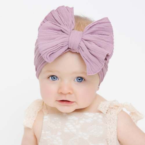 Big Bow Baby Headband Large Bow Girls Head Wrap Infant Bow - Etsy