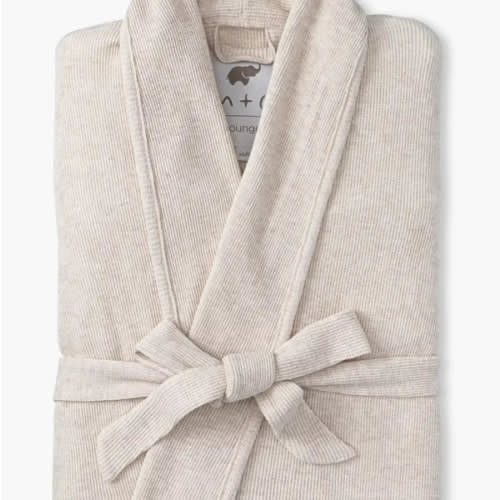 Monica + Andy organic cotton lounge robe