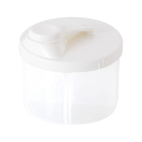 pulunto Baby Formula Dispenser,4 Baby Milk Powder Container,Non-Spill Rotating Formula Container to Go,Portab Four-Compartment S1N3