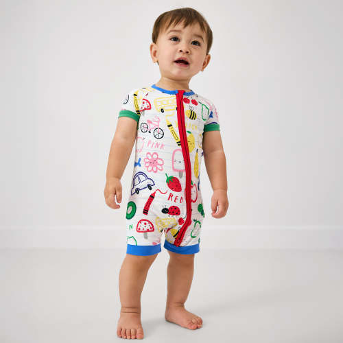 Coloring Crew Shorty Zippy | Little Sleepies