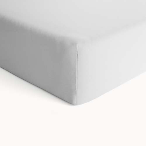 Organic Cotton Crib Sheet -  White