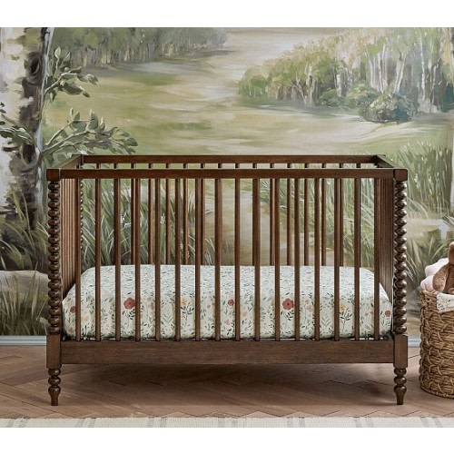 Chris Loves Julia Turned Wood Convertible Crib | Pottery Barn Kids