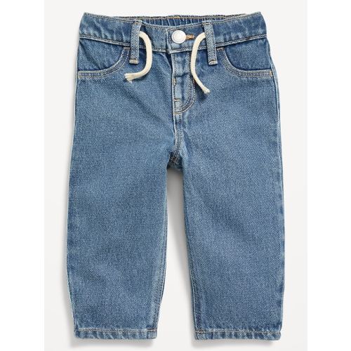 Drawstring Barrel-Leg Jeans for Baby | Old Navy