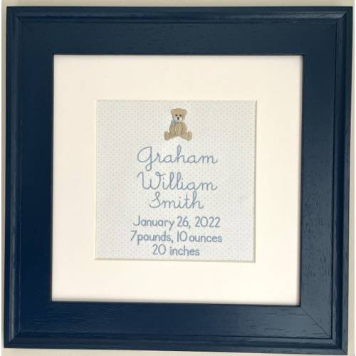 Bear Birth Announcement Wall Art - Etsy
