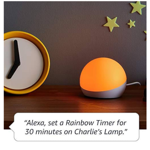 Echo Glow - Multicolor smart lamp, Works with Alexa