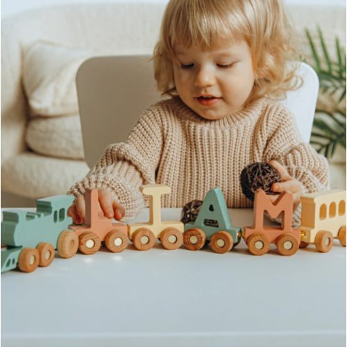 Personalized Name Train with Magnets