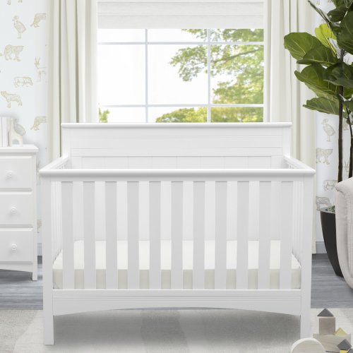 Fancy 4-in-1 Convertible Crib Bianca White