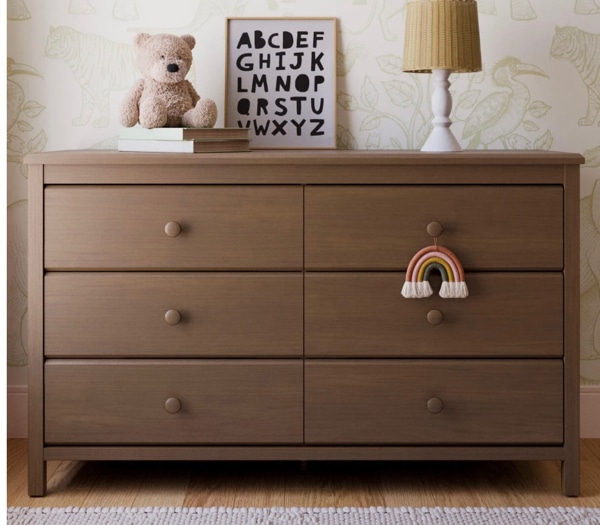 Storkcraft Alpine 6 Drawer Double Dresser