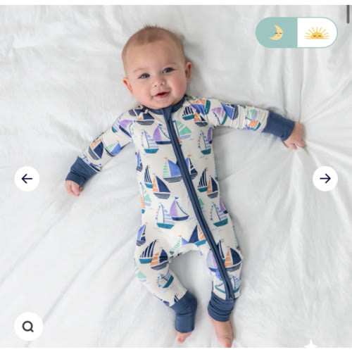 Seas The Day Zippy – Little Sleepies - 6-12 months