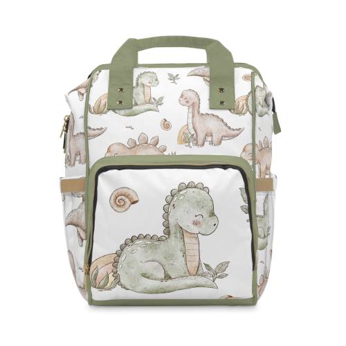 Dinosaur diaper baby bag for baby boy, gender neutral dino multifunctional backpack