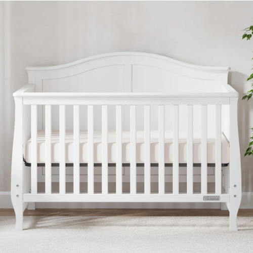 Camden 4 in 1 Crib, Matte White | Convertible Cribs | Child Craft