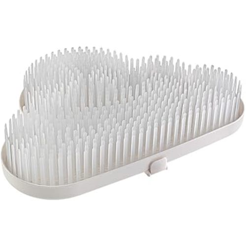 melii Countertop Baby Bottle Drying Rack and Drainboard, BPA Free (White)