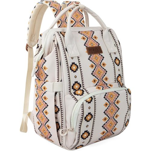 Montana West Wrangler Baby Bag Multifunction Nappy Backpack Purse Baby Travel Essentials - Tan