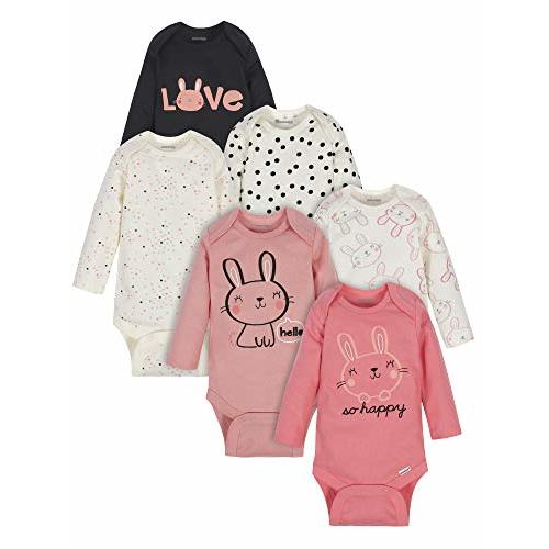 Onesies Brand unisex-baby 6-pack Long Sleeve Bodysuits