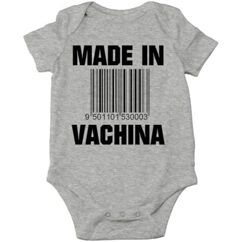 AW Fashions Made in VaChina Baby Bodysuit Funny Cute Baby Girl Clothing or Boy Outfit Infant Romper