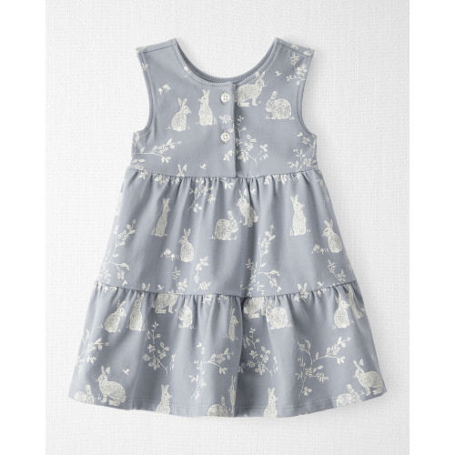 Baby Organic Cotton Bunny-Print Dress - Little Planet | Carter's