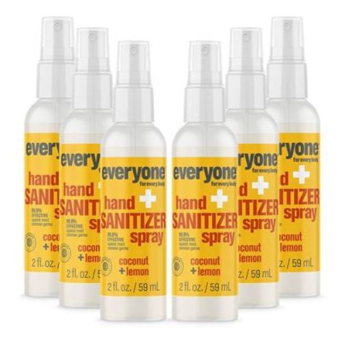 Everyone Hand Sanitizer Sprays - Coconut Lemon - 2oz/6pk