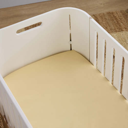 Eden Cotton - Butter Bassinet Fitted Sheet