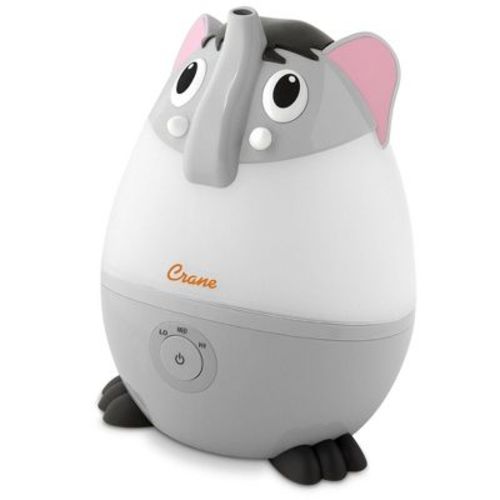 Crane Mini Adorable Owl Ultrasonic Cool Mist Humidifier - 0.5gal - Gray