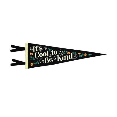 It's Cool To Be Kind Pennant | Everyday Hooray x Oxford Pennant Original