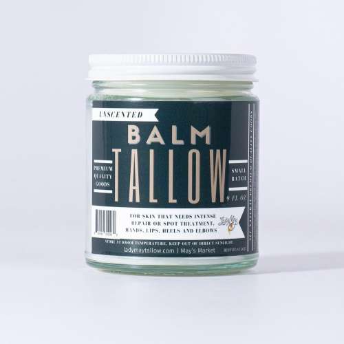 Unscented Tallow Balm – All-Natural Moisturizer for Face, Body & Dry Skin