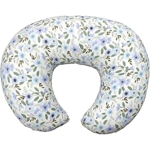 Nursing Pillow, Breastfeeding Pillows with Standard Size Removable Cover, Breast Feeding Pillow with Breathable Filling, Ergonomic Nursing Essentials for Bottle and Breastfeeding- Leaves…